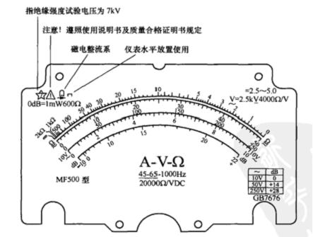 指针式万用表